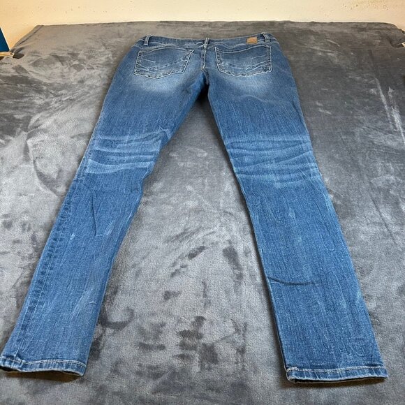 BKE Buckle Payton Skinny Jeans Denim Pants Blue Medium Wash Womens 30x31.5" - Picture 3 of 12
